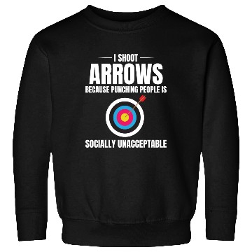 Discover Archery Targets Archer Bullseye Shooting Sport Sweatshirts