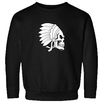 Discover Indigenous Native American Skull Head Sweatshirts