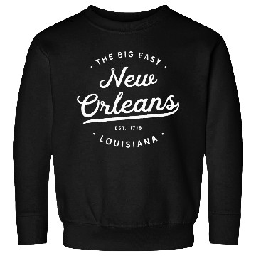 Discover Classic Retro Vintage New Orleans Louisiana Big Sweatshirts