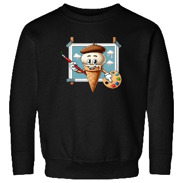 Discover Creative Ice Cream Character Masterpiece Sweatshirts