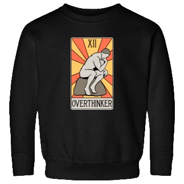 Discover Overthinker Tarot Card - Introvert - Anxiety Sweatshirts