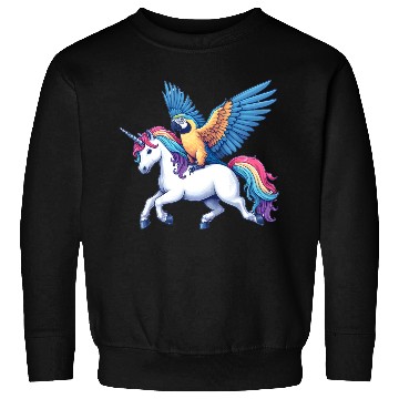 Discover Parrot on Unicorn Sweatshirts