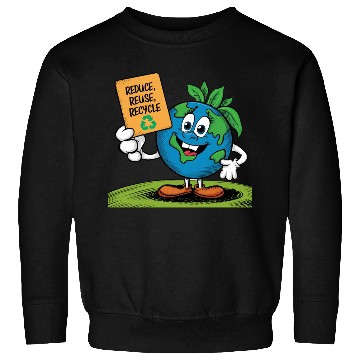 Discover Reduce, Reuse, Recycle Earth day - April 22 Sweatshirts