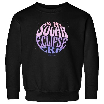 Discover In My Solar Eclipse Era Groovy April 8th 2024 Sweatshirts