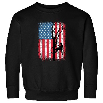 Discover American Flag Arborist Gift For Men Cool Tree Love Sweatshirts