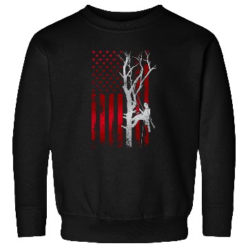 Discover American Flag Arborist Sweatshirts