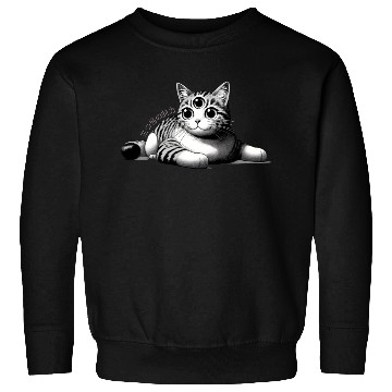 Discover Three-Eyed Cat Enigma: A Mystical Japanese Marvel Sweatshirts