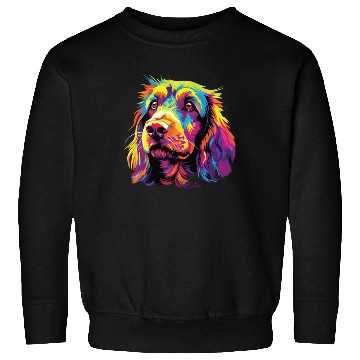 Discover Watercolor Colorful Petit Basset Griffon Vendeen Sweatshirts
