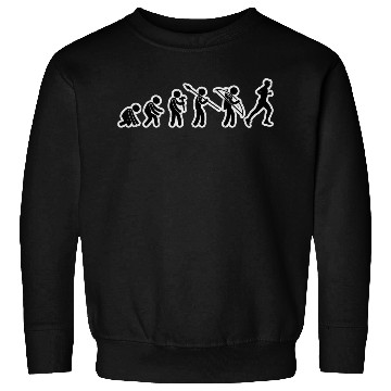 Discover Evolution Running Black Grunge Sweatshirts