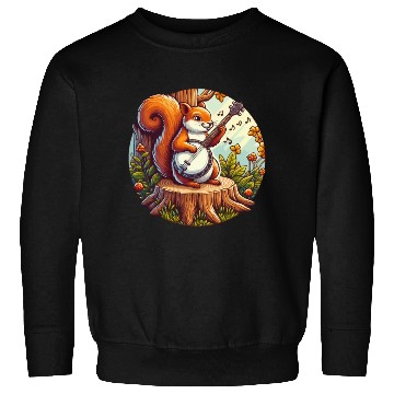 Discover Squirrel Playing Banjo Sweatshirts