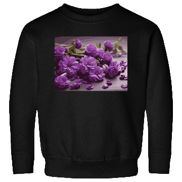 Discover Purple Petals Sweatshirts