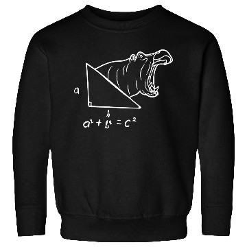 Discover Hippo Pythagoras – Funny Math & Animal Pun Sweatshirts