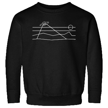 Discover Beyond Earth creative minimal design Sweatshirts