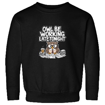 Discover Corporate Owl: Coffee-Fueled Sweatshirts