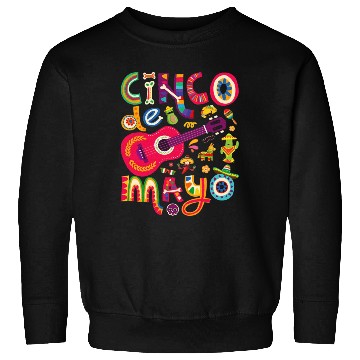 Discover Cinco de Mayo Mexican Taco Guitar Fiesta Sweatshirts