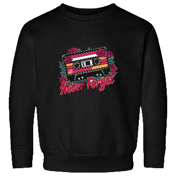 Discover A cassette tape colored with roses 6 Sweatshirts
