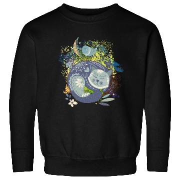 Discover Design Abstract Cat Unique Art Sweatshirts
