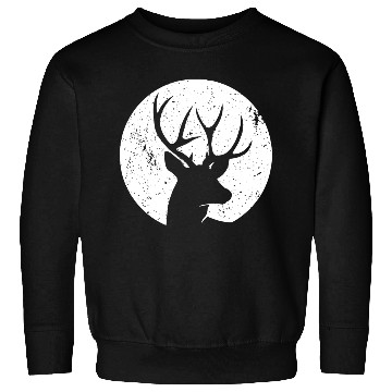 Discover Stag deer face creative minimal design Sweatshirts