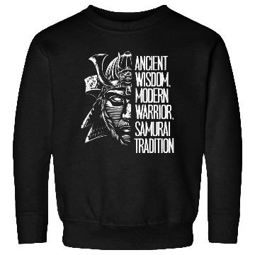 Discover Black And White Samurai Sweatshirts