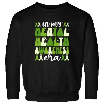Discover In My Mental Health Awareness Era Groovy Sweatshirts