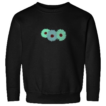 Discover Pretty Spring Flowers Green Sweatshirts
