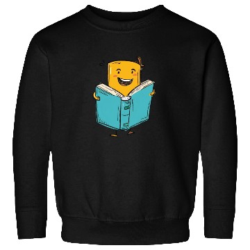 Discover Happy Book Lover Reading Adventure Sweatshirts