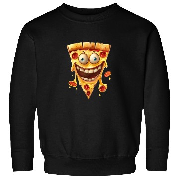 Discover Happy Pepperoni Pizza Slice Sweatshirts