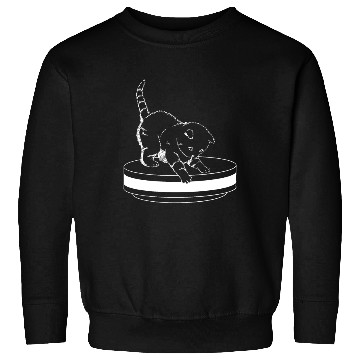 Discover Cute Cat Robot Vacuum Cleaner Sweatshirts