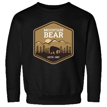 Discover Mountain Bear - Brown Sweatshirts