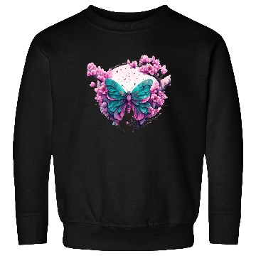 Discover Beautiful butterfly and flower Sweatshirts
