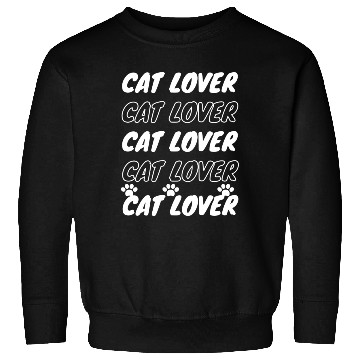 Discover Cattitude: Multiple Cat Lovers Text Design Sweatshirts