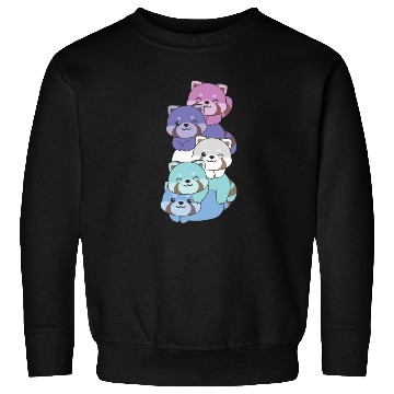 Discover Spectrasexual Flag Pride Lgbtq Cute Red Panda Sweatshirts