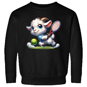 Discover Goat Tennis Player Court Match Design Sweatshirts