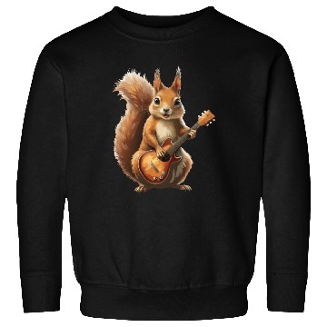 Discover A squirrel plays the guitar - funny animal. Sweatshirts