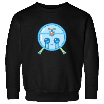 Discover Sad Robot Vacuum Cleaner Kawaii Sweatshirts