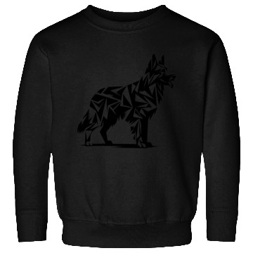 Discover Geometric Shepherd Dog Sweatshirts