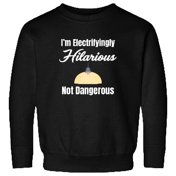 Discover I'm Electrifyingly Hilarious Not Dangerous Sweatshirts