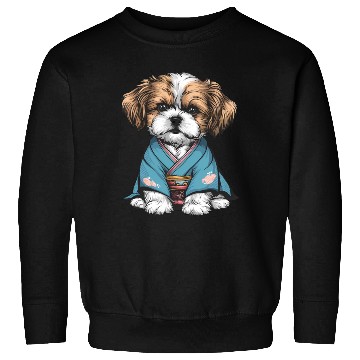 Discover Shih Tzu In Kimono Sweatshirts