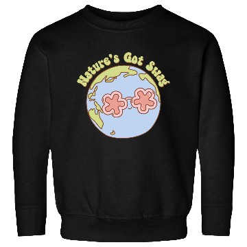 Discover Nature's got Swag Retro Earth Mascot Sweatshirts