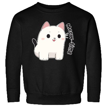 Discover Meowtime Cat Pet Style Sweatshirts