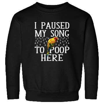 Discover Funnye tropical parrot poop Sweatshirts
