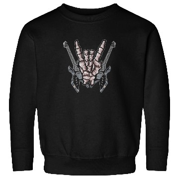 Discover Electric Guitar Skeleton Sweatshirts