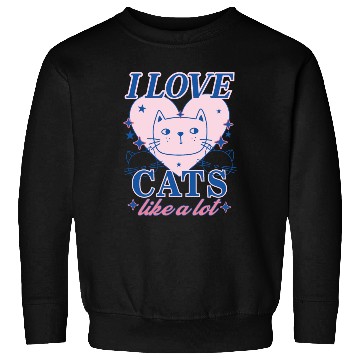 Discover I LOVE CAT, CAT LOVERS Sweatshirts