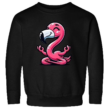 Discover Flamingo Yoga Meditation Relaxation Sweatshirts