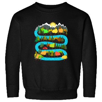 Discover RIVER CAMPING DESIGN Sweatshirts