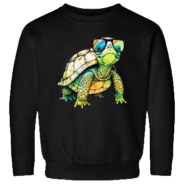 Discover Turtle Colorful Turtle Outfit Mens Turtle Lover Sweatshirts