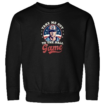 Discover 4th Of July Baseball Take Out To The Ball Game Sweatshirts