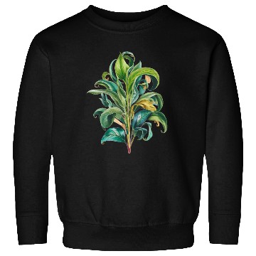 Discover Watercolor Plant Hand Painted Sweatshirts