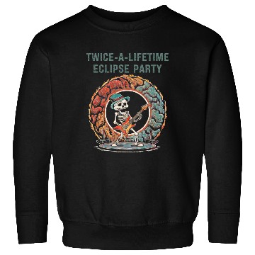 Discover Twice A Lifetime Eclipse Party Sweatshirts