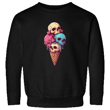 Discover skull ice cream Sweatshirts